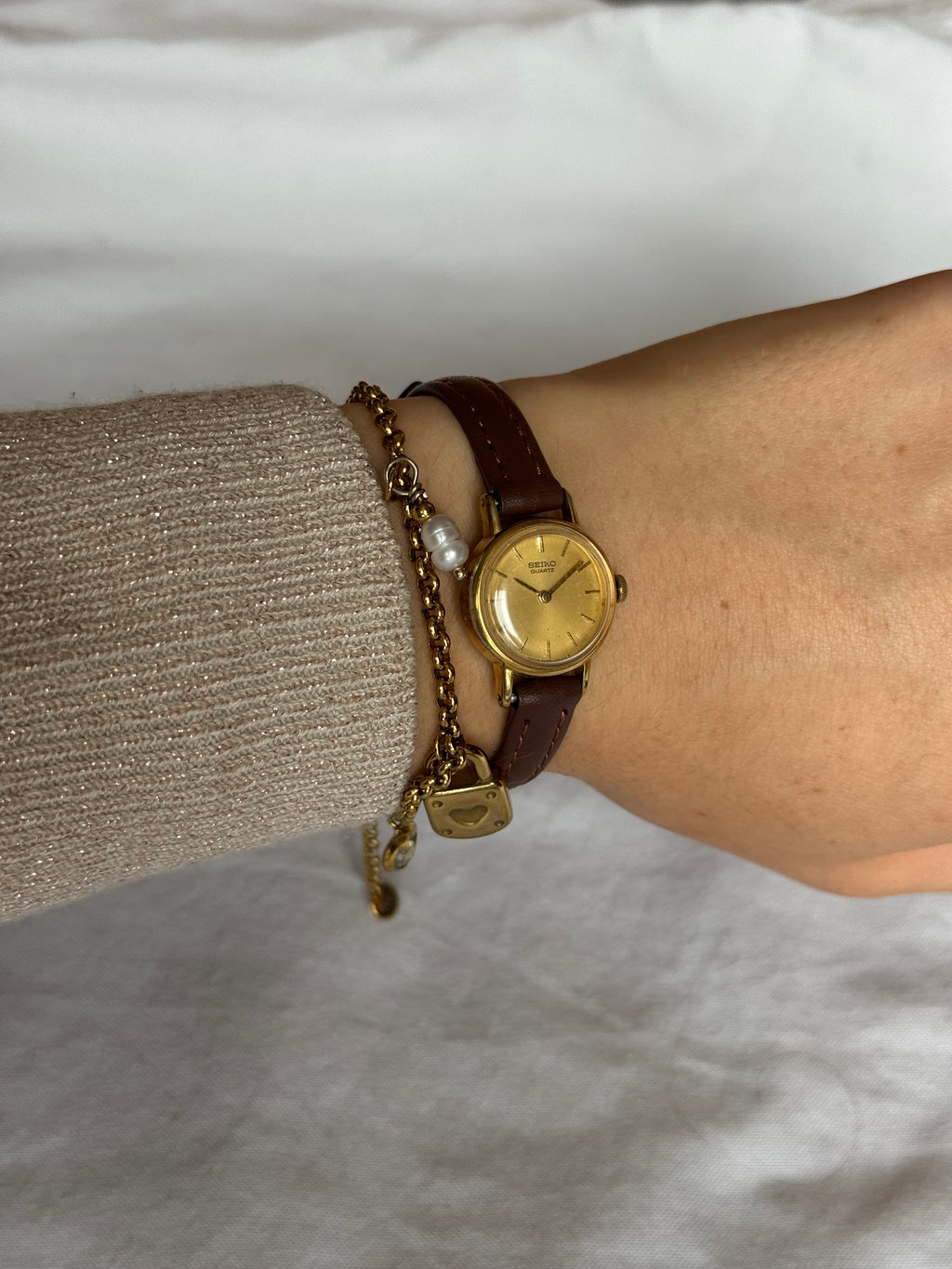 Classic Seiko Brown Leather Strap!