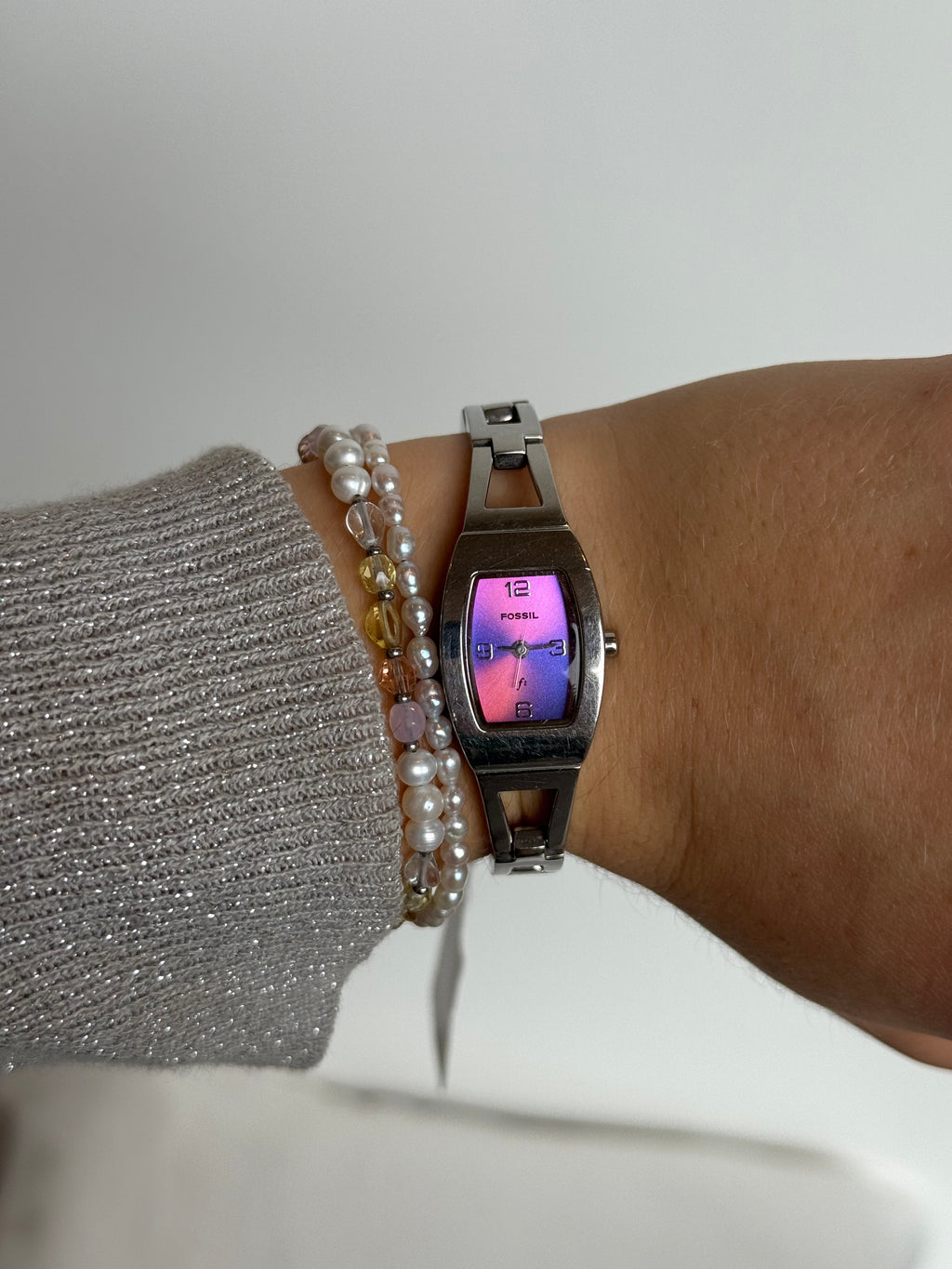 Coolest Pink Dial Fossil!